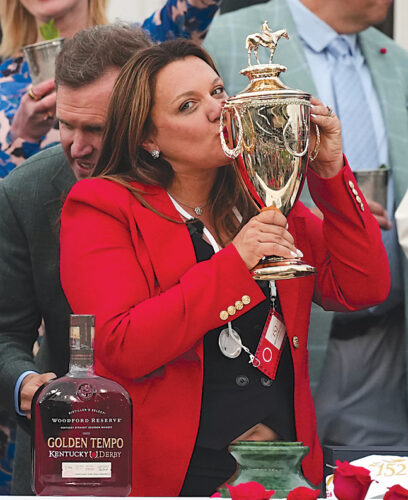 Kentucky Derby winner trainer not committed to Preakness yet; Golden Tempo rallies from last place to win